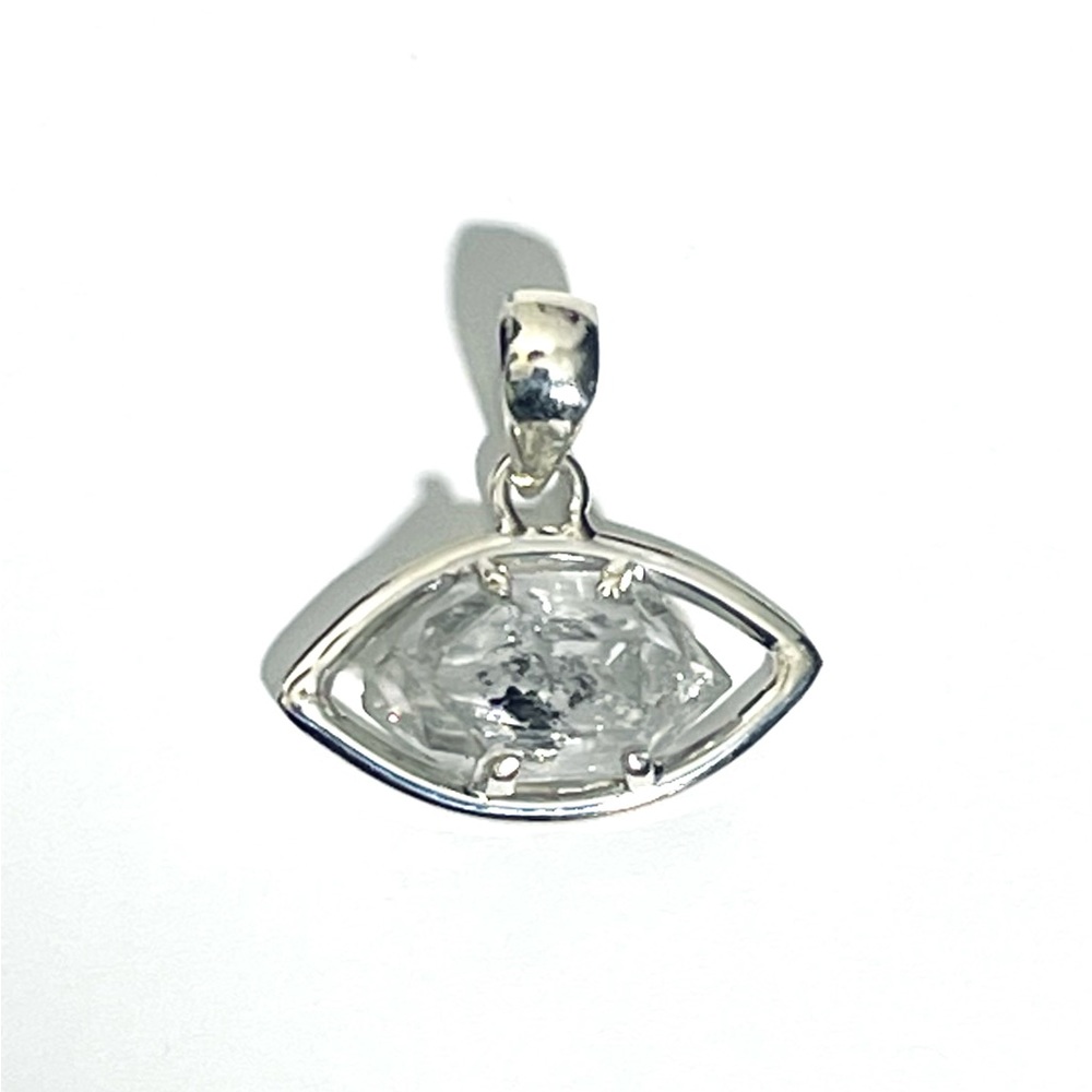 NEW Herkimer Diamond Sterling Silver Pendant 925